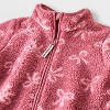 Toddler Girls' Full Zip Fleece Jacket - Cat & Jack™ - 3 of 4