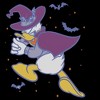 Juniors Mickey & Friends Halloween Donald Duck Plotting Art T Shirt - 2 of 2