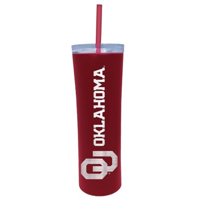 NCAA Oklahoma Sooners 18oz Stainless Steel Skinny Tumbler