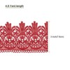 Unique Bargains Cotton Vintage Hollow Lace Decorative Ribbon Trim 4.8 Yards x 3 Inch - 2 of 3