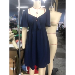 Casual Ruffle Maternity Dress Nursing A Line Party Midi Dress - 1 of 1