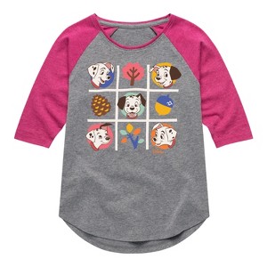 Girls' - 101 Dalmatians - Tic Tac Toe Grid of Puppies - 1 of 3