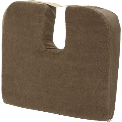 DMI Gradual Slope Seat Cushion for Coccyx, Sciatica and Tailbone Pain Used With Dining Room Chairs, Desk Chairs, Car Seats or Wheelchair Cushions,