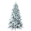 Artificial Christmas Trees with Flocking,PE/PVC Mixed Flocking Automatic Tree, Fireproof Artificial Christmas Flocked Tree Decorations-Maison Boucle - 4 of 4