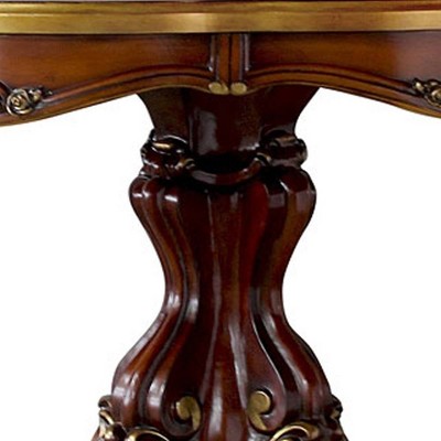 Elegant Round Reclaimed Wood Counter Height Dining Table
