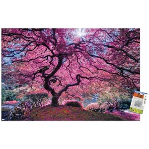 Trends International Pink Tree 2 by Moises Levy Unframed Wall Poster Prints - 1 of 4