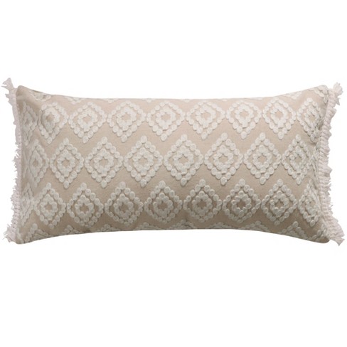Addie Diamond Fringe Decorative Pillow - Levtex Home : Target