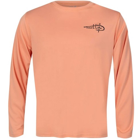 Reel Life 3 Lines Tarpon Uv Long Sleeve T-shirt - Xl - Blooming