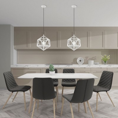 Bronze and Antique Brass Mini Pendant Light with Metal Shade