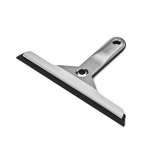 Oxo Good Grips Stainless Steel Squeegee, Silver/Black