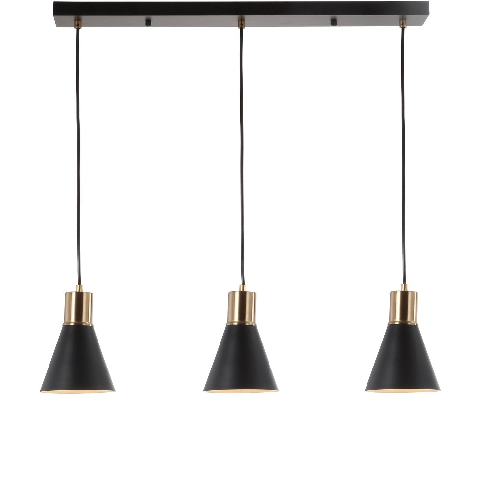 Jonathan Y Apollo 33.5" 3-Light Adjustable Modern Metal Led Pendant