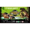 JuzToys 50pcs Dinosaur Toys for Kids – Dino Toys with Mini Dinosaur Figures Including T-Rex, Stegosaurus, Monoclonius, and Playmat – Green/Brown - 2 of 2