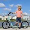 NAYSAYE Youth Scooter Kick Scooter for Kids 5+ with Adjustable Handlebar 16" Front and 12" Rear Dual Brakes Inflatable Wheels - 2 of 4