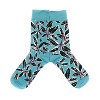Leaf Pattern Socks (Women's Sizes Adult Medium) from the Sock Panda - 3 of 3