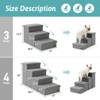 Cozy Kiss Multifunction Dog Stairs with Storage - Foldable Pet Steps and Ramp for Home and Travel - 2 of 4
