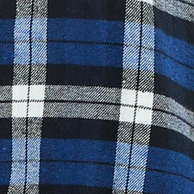 black navy plaid