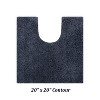 Micro Plush Collection 100% Polyester Solid Tufted Bathroom Rug with Gel Form Backing, Machine Washable, Tumble Dry Bath Mat - 2 of 4