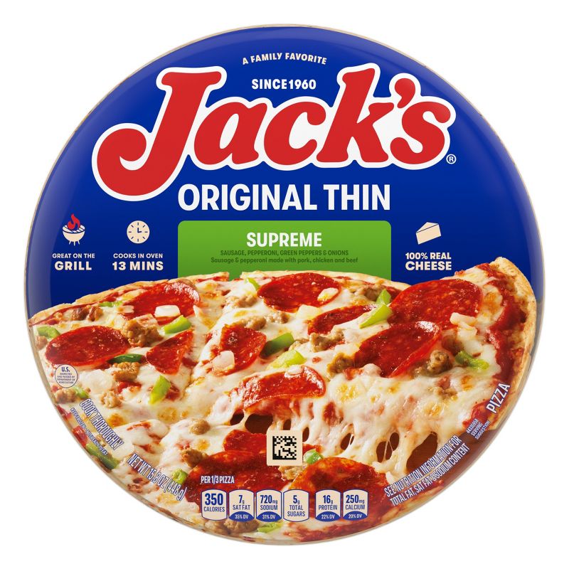 Jack&#39;s Original Supreme Frozen Pizza - 15.8oz, 1 of 9