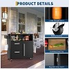 Clearance, Grill Table, Outdoor Grill Cart with Storage Cabinet, Kitchen Island Multifunction Food Prep Table with Stainless Steel Surface - 4 of 4