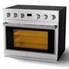 36 Inch All-Electric Freestanding Range with 6.0 Cu.Ft Convection Oven, 5 Burners - In Stainless Steel - 2 of 4