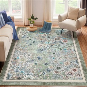 Fulvari Area Rug,Rugs for Living Room & Bedroom,Bohemian Washable Rug with TPR Gripper,Recycled Polyester Low-Pile Pet & Kid Safe - 1 of 4
