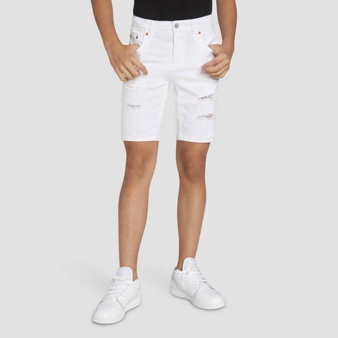 Levi's® Boys' Skinny Fit Jean Shorts - White 14 : Target