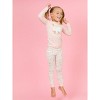RuffleButts SoftSnooze Toddler Girls Ruffle Long Sleeve Pajama Set - 3 of 4