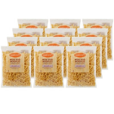 Manischewitz Wide Egg Noodles - Case of 12/12 oz
