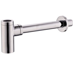 ALFI brand AB9005-PC Polished Chrome Solid Brass Round Modern Decorative Bottle P-Trap - 1 of 4