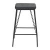 Zuo Samuel Counter Stool (Set of 2) Vintage Black - 4 of 4