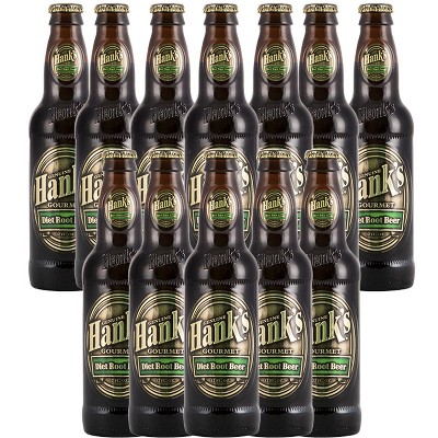 Hank's Genuine Gourmet Diet Root Beer, 12 fl oz Bottles – Premium Craft Soda with Rich, Creamy Flavor. -  Zero Calories, Zero Carbs, Pack of 12