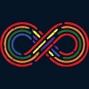 Adult Design By Humans Eternal Love Infinity Pride By Belugastore T-Shirt - 2 of 2
