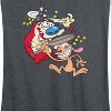 Women's - Ren & Stimpy - Smashing Time Graphic Racerback Tank - 2 of 4