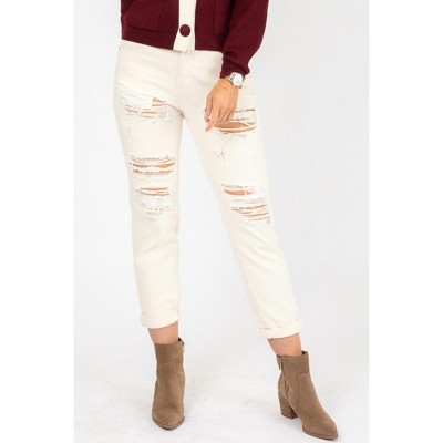 Women's RIPPED BOYFRIEND JEAN - Q2