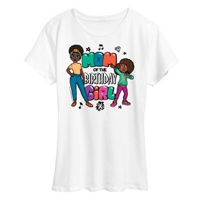 Women's - Karma's World - Mom of the Birthday Girl Short Sleeve Graphic T-Shirt - 1 of 4