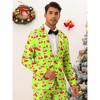 TATT 21 Men's Halloween Graphic Printed Party Costume Blazers - 2 of 4