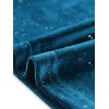 INSPIRE CHIC Women's Metallic Velvet Puff Long Sleeve Mock Neck Glitter T-shirt - 4 of 4