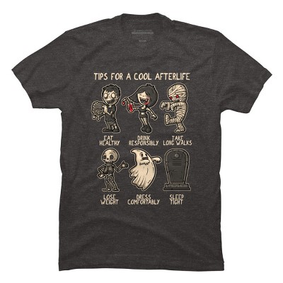 Men's Design By Humans Cool Afterlife By LetterQ T-Shirt