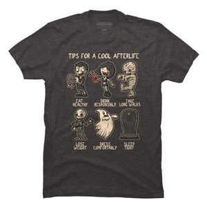 Men's Design By Humans Cool Afterlife By LetterQ T-Shirt - 1 of 4