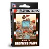 MasterPieces Officially Licensed NFL Cleveland Browns Fan Deck Playing Cards - 54 Card Deck - 2 of 4
