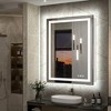Keonjinn LED Bathroom Vanity Wall Mirror, 3 Color Temperatures Dimmable, Frontlit & Backlit, Double Lights Strips - 2 of 4