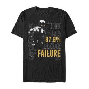 Men's Star Wars Rogue One K-2SO Chance of Failure T-Shirt - 1 of 4