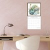 2026 Square Wall Calendar, Succulents, 16-Month Arts & Antiques Theme with 180 Reminder Stickers (12x12 In) - 2 of 4