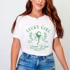 Lucky Girl Social Club Clover - Women's Garment Dyed Graphic T-Shirt - 3 of 4