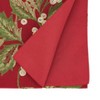 Saro Lifestyle Evergreen Holly Leaves Table Runner - 2 of 3
