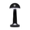 Simple Designs 8.88" Mushroom Magic Mini Metal Dimming and Rechargeable Cordless 4-Way Touch Sensor Dome Desk Lamp - image 2 of 4