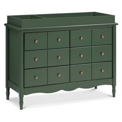 Forest Green Double Dresser with Six Drawers