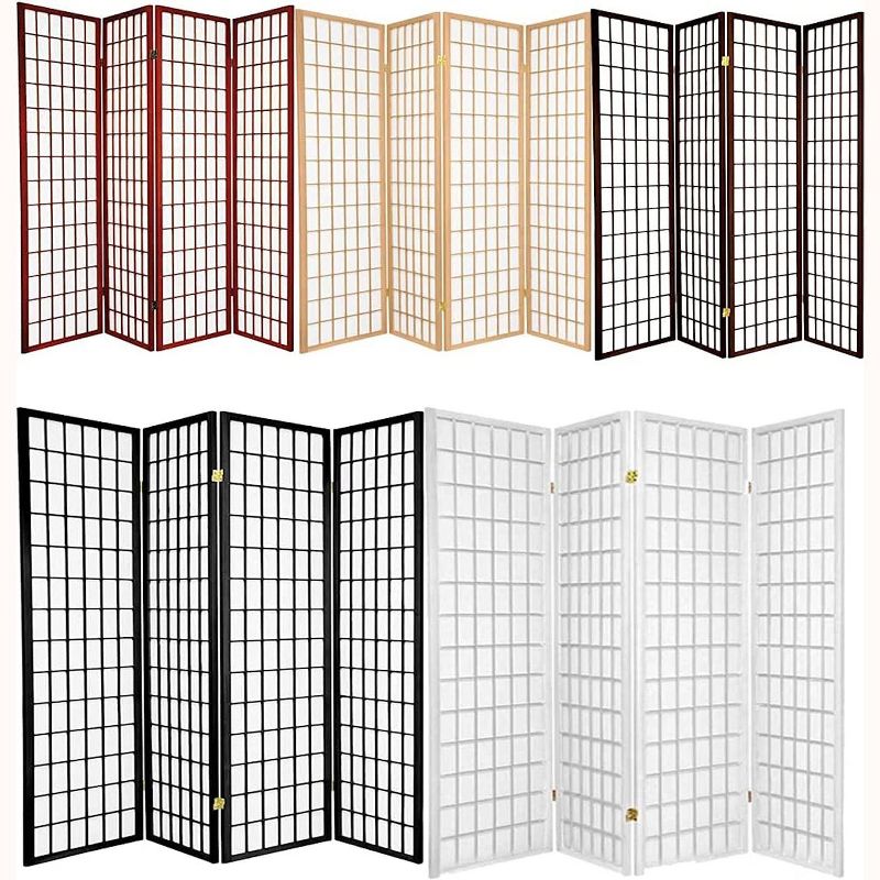 Legacy Decor Room Divider Privacy Screen Partition Shoji Style 6 ft Tall, 3 of 5