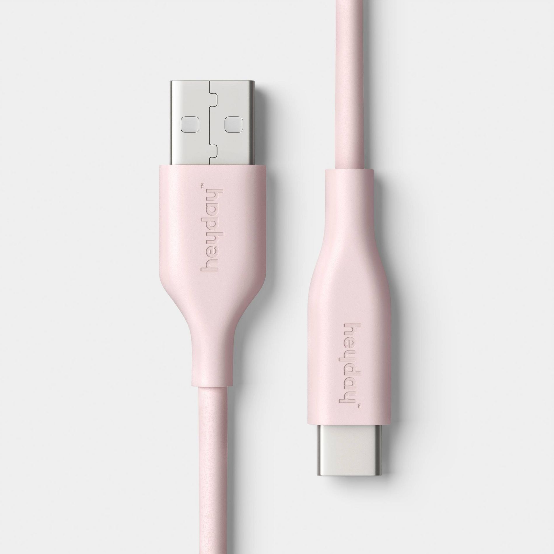 6ft USB-A to USB-C Silicone Cable - heyday™ Cosmetic Pink
