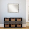 30" x 24" Dove Square Framed Wall Mirror Graywash - Amanti Art - 4 of 4